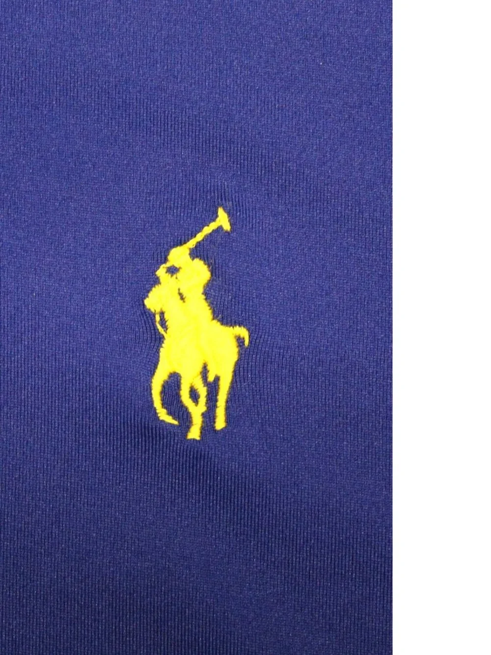 POLO RALPH LAUREN REGULAR FIT POLY/SPANDEX SHIRT DARK BLUE Sz MEDIUM, M